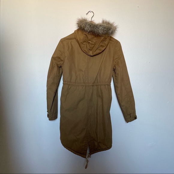 Old Navy Petite Long Hooded Jacket - Picture 5 of 6